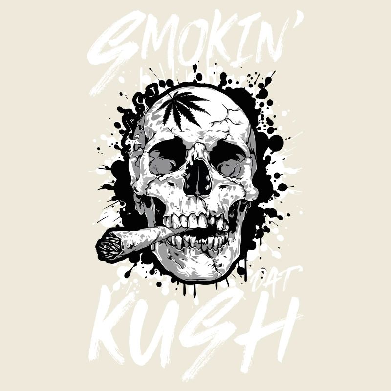 OG Kush smoking skull joint
