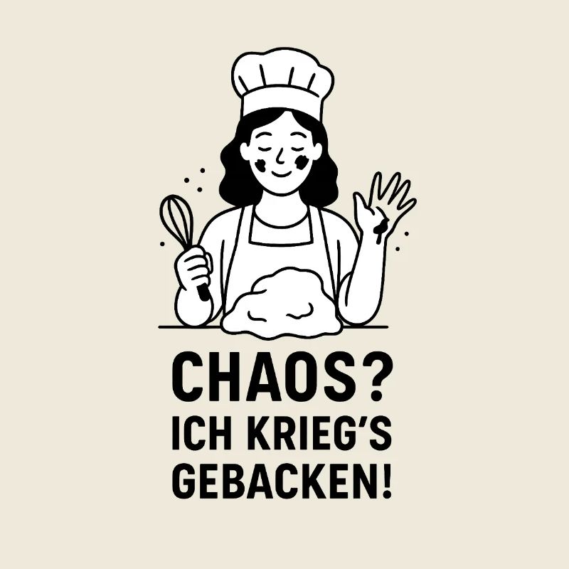 Kochkunst Illustration mit Chefkoch