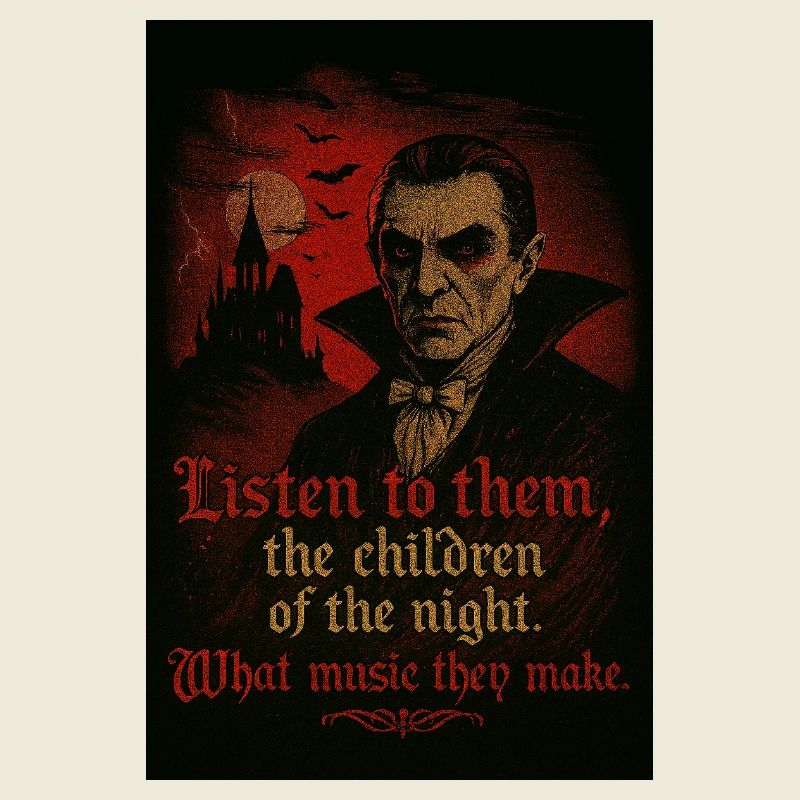 Gothic Dracula – Kinder der Nacht T-Shirt