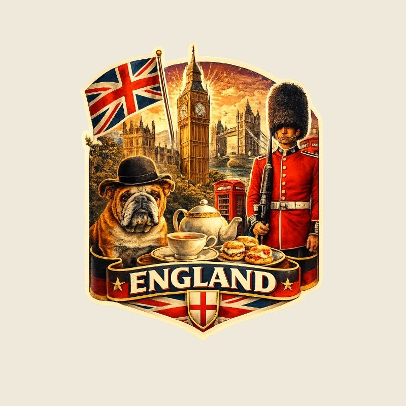 England Heritage Tea Abzeichen