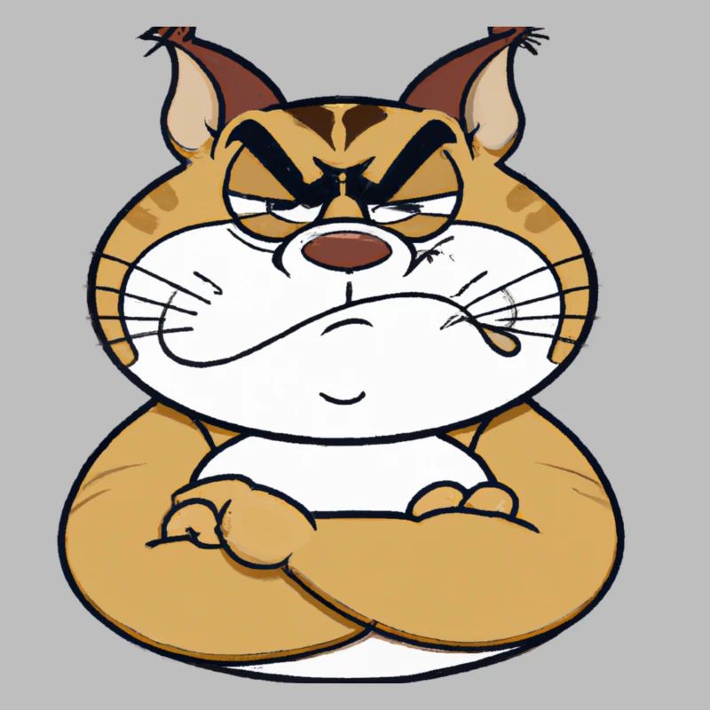Cat Crossed Arms