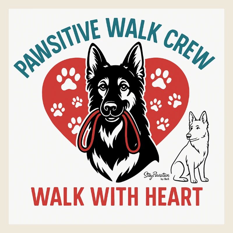 Pawsitive Walk Crew Coeur Pattes