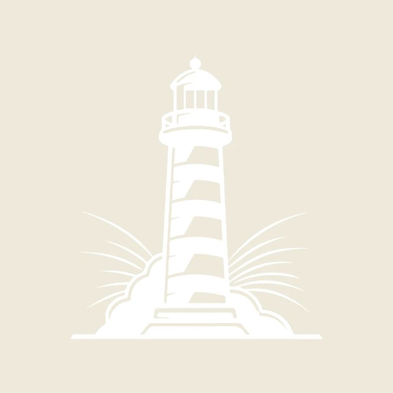 Leuchtturm Silhouette