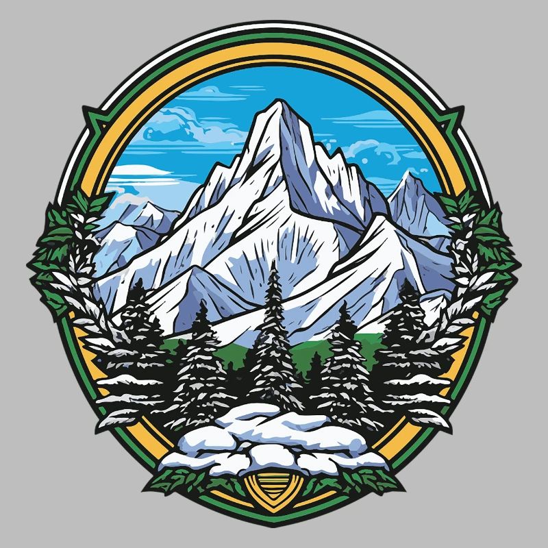 Eisberge Bergsteigen Schild