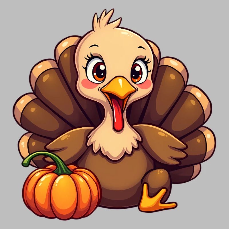 Bébé dinde de Thanksgiving