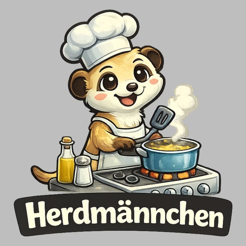 Herdmännchen Erdmännchen am Herd Wortwitz Shirt