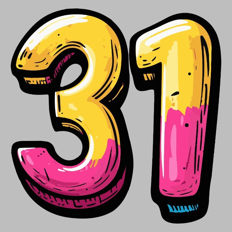 31 Nombre Coloré