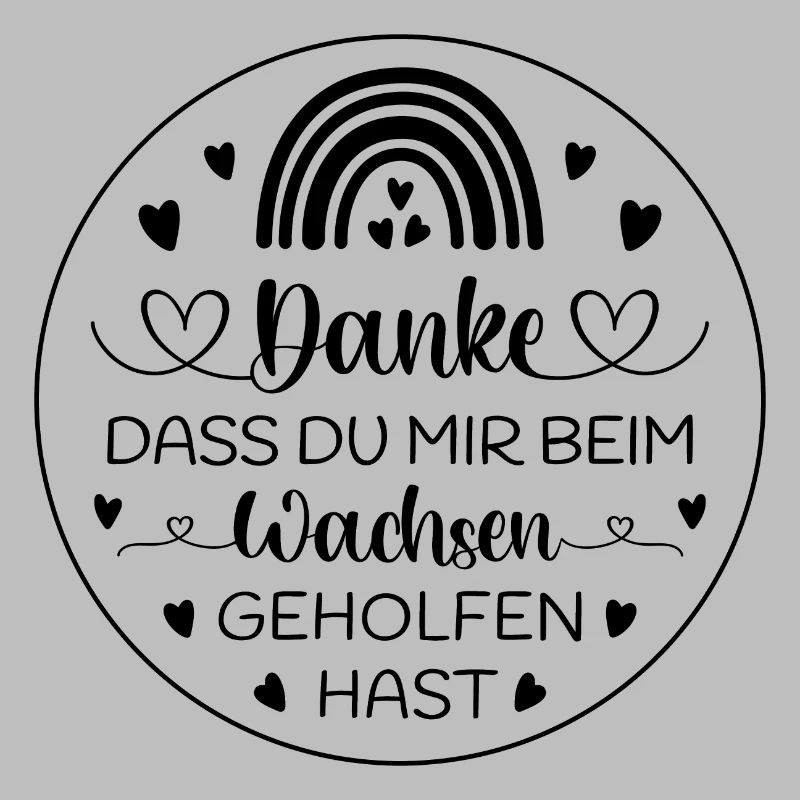 Boho Regenbogen bunt Danke sagen Kita Kindergarten