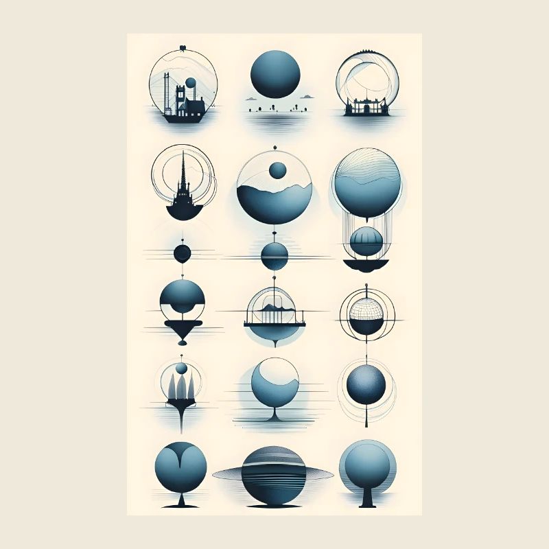 Versions des sphères géométriques