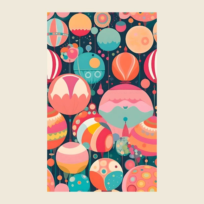 Cercles et sphères vintage