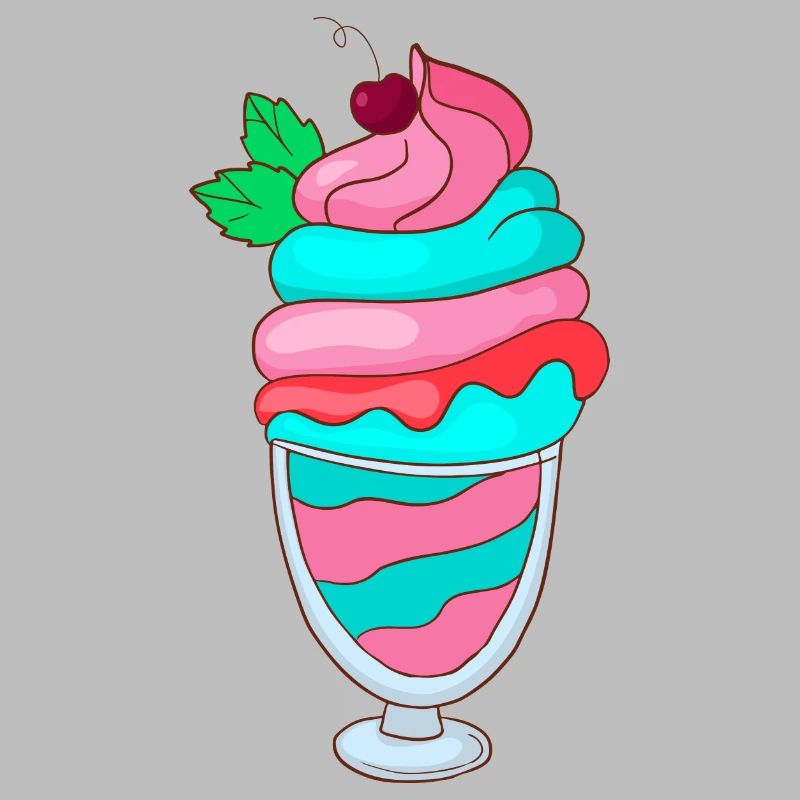 Eis Speiseeis Eiskrem Eiscreme Kugeleis Eisbecher