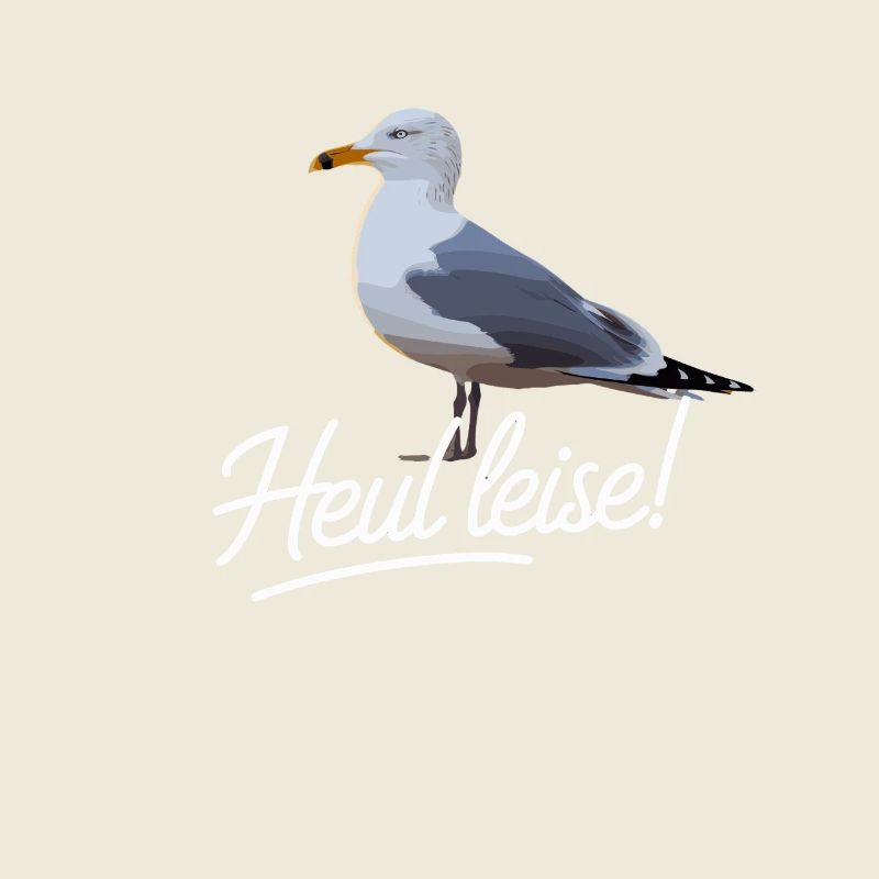 Möwe Mit Heul Leise Text
