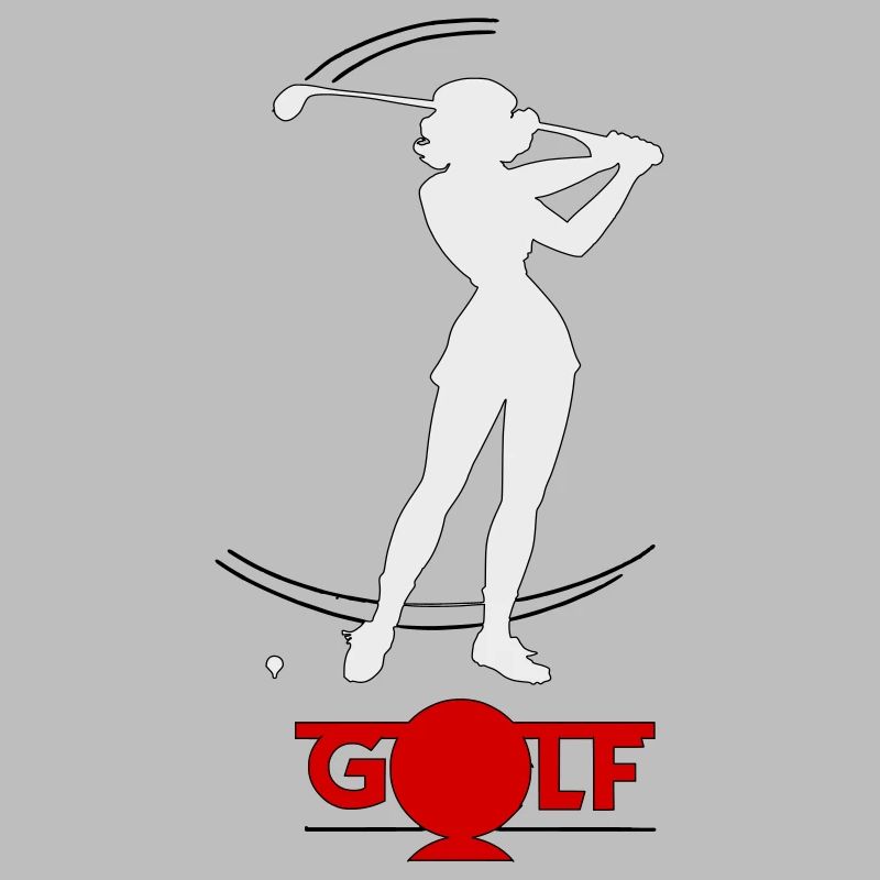 Retro golfer