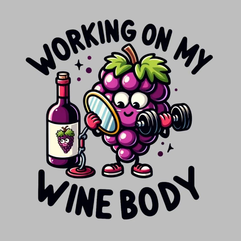 Travailler sur mon corps de vin