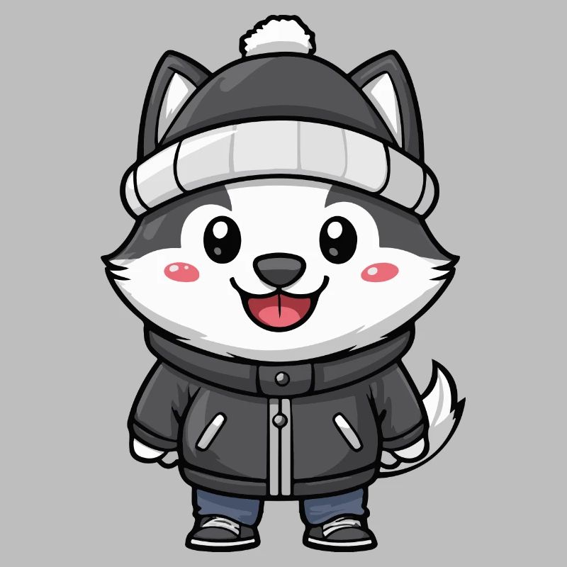 Husky Hund Winter