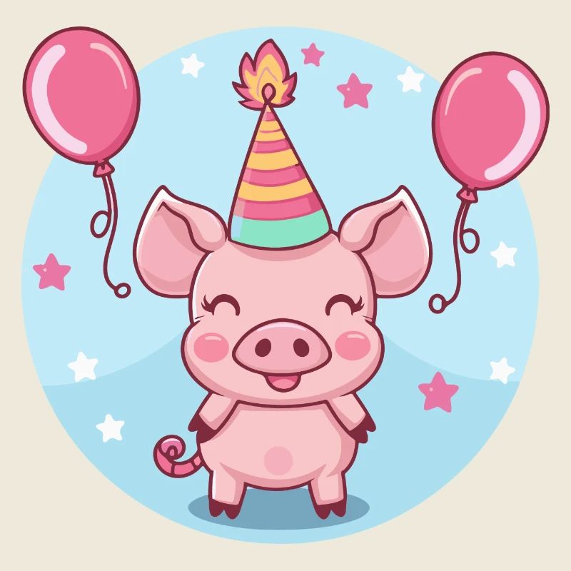 Cochon Anniversaire Bébé Sanglier