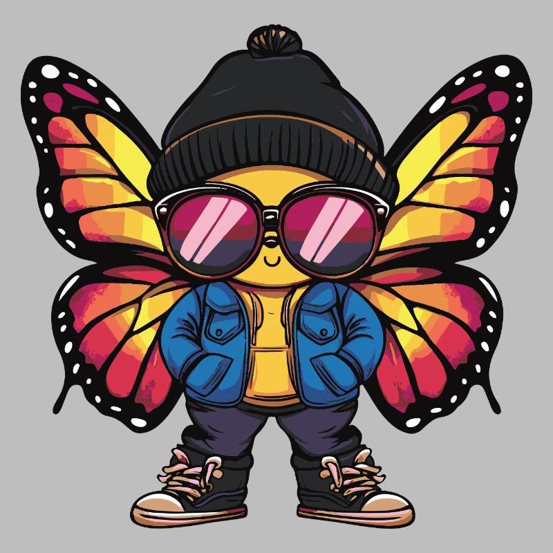 Schmetterling Cool Comic