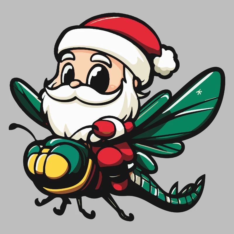 Libelle Weihnachtsmann