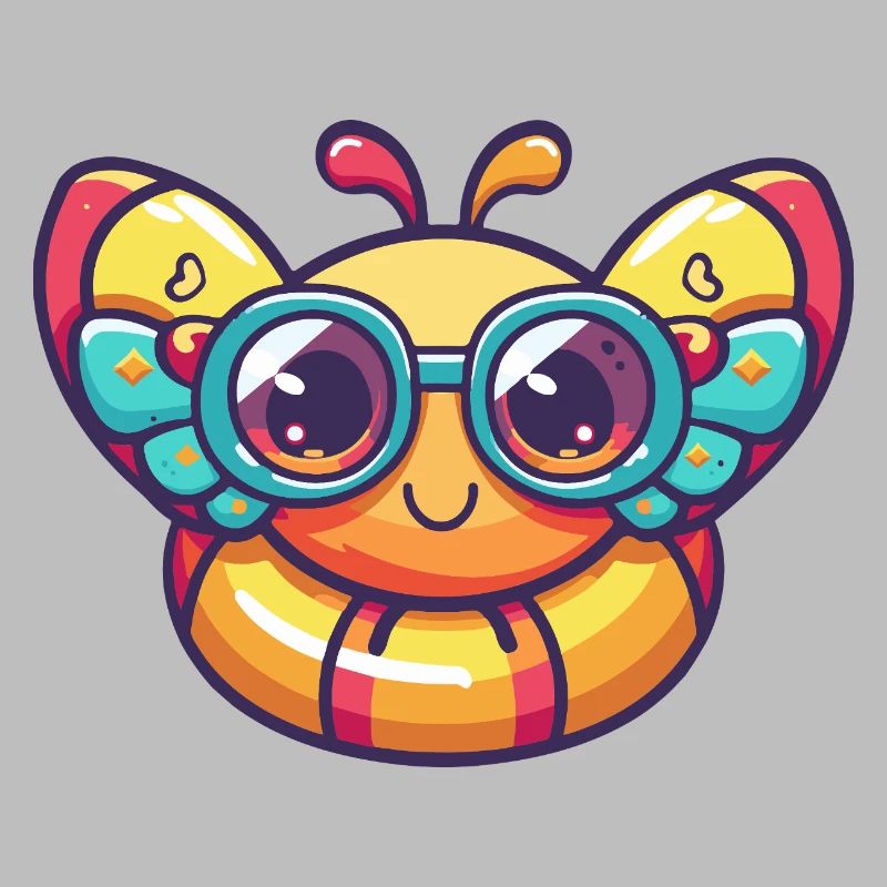 Schmetterling Comic Cool