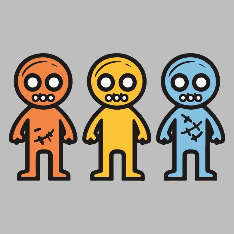 Zombies Halloween Niedlich