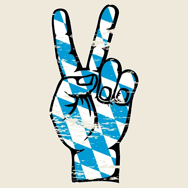 Drapeau de Bavière Paix Victoire Symbole utilisé