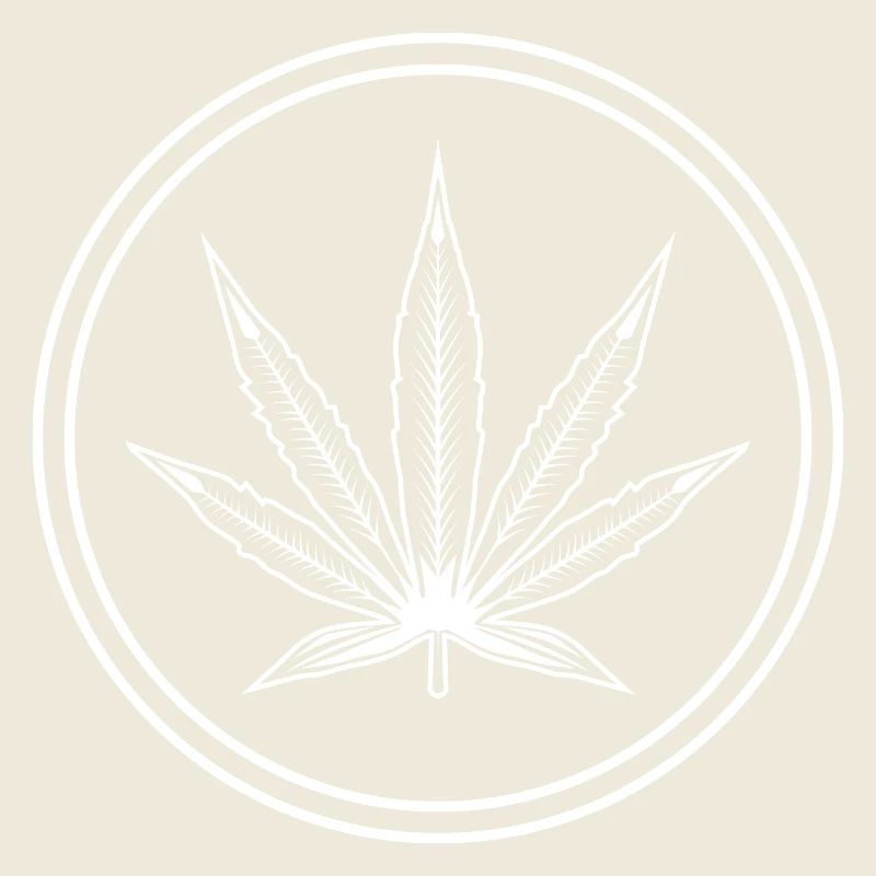 Feuille de chanvre Icône Cannabis