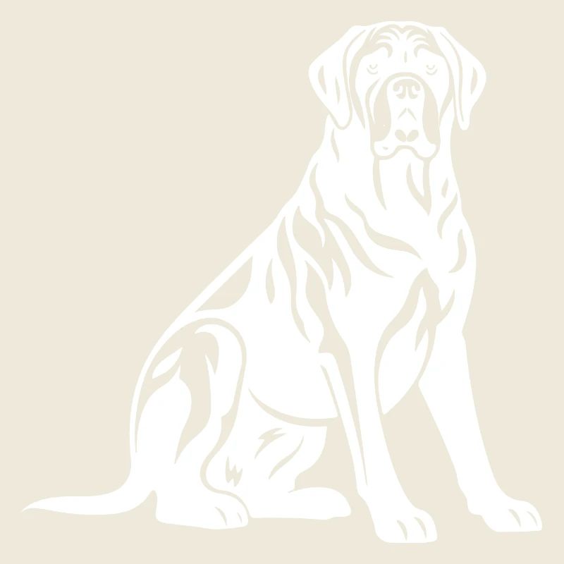 Mastiff Hund Silhouette