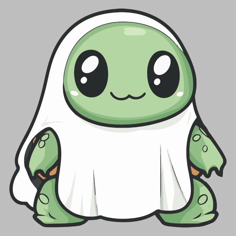 Turtle Halloween Funny Ghost