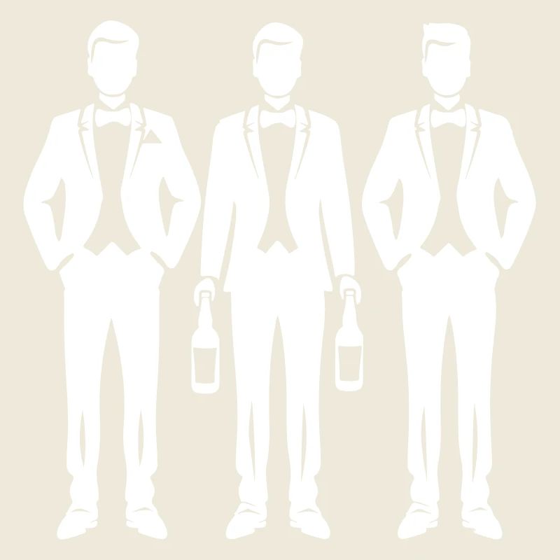 Bräutigam Team Junggesellenabschied