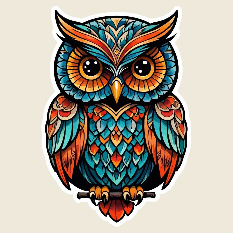 Hibou Néo Traditionnel