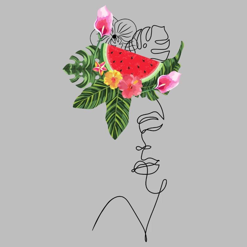 Pastèque Lady Lineart