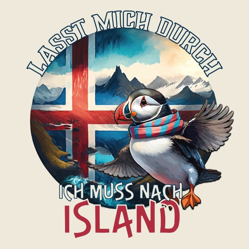 Island - lasst mich durch - Papageientaucher