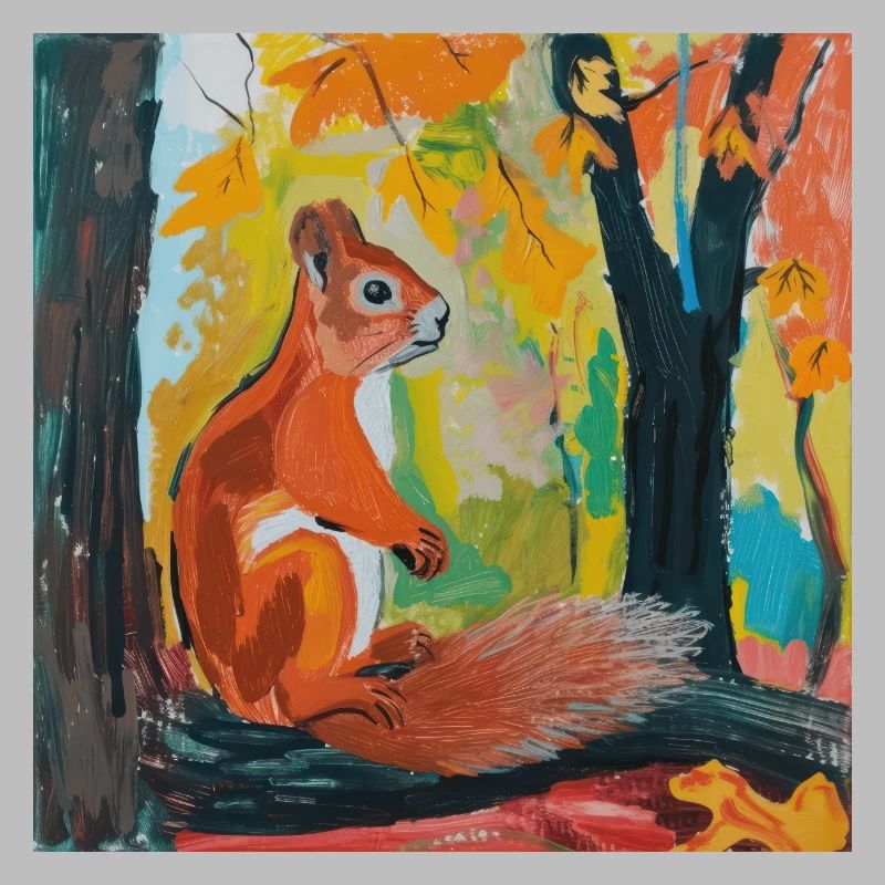 eichhörnchen, bunt, tier, geschenk, geschenkidee