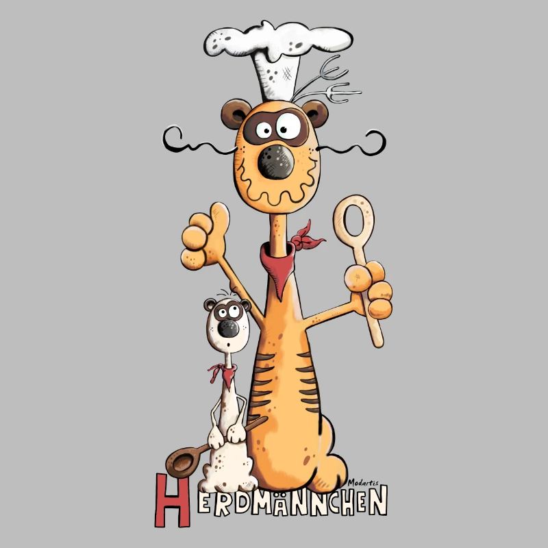 Lustiges Herdmännchen I Erdmännchen Koch Geschenk