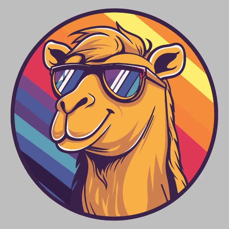 Kamel Comic Cool Sommer