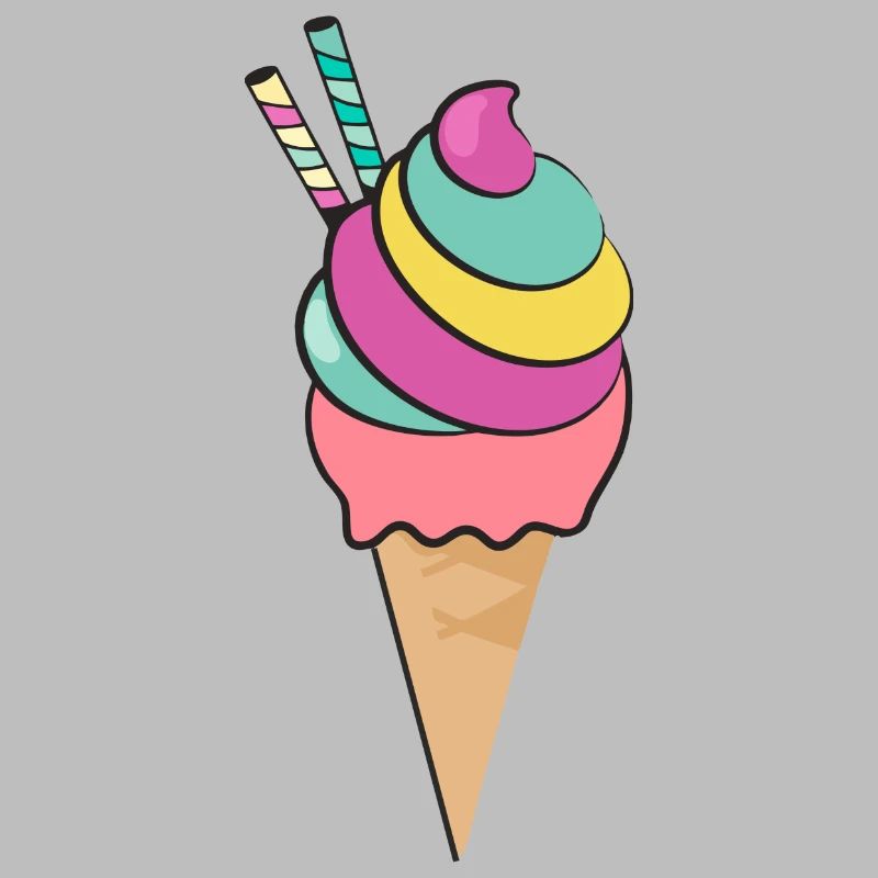 Eiscreme, Eistüte, Eis