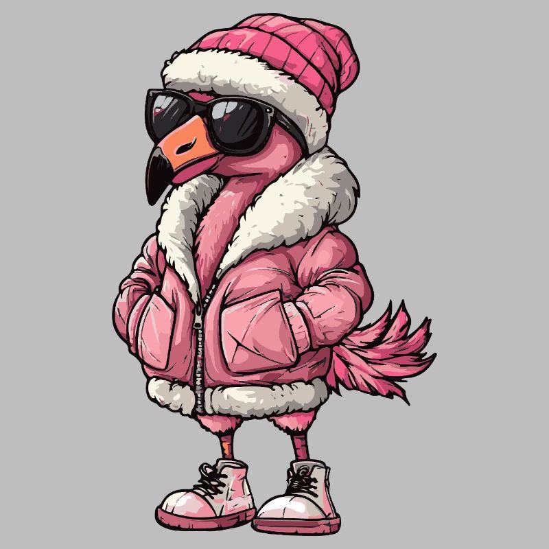 Flamingo Cool Comic