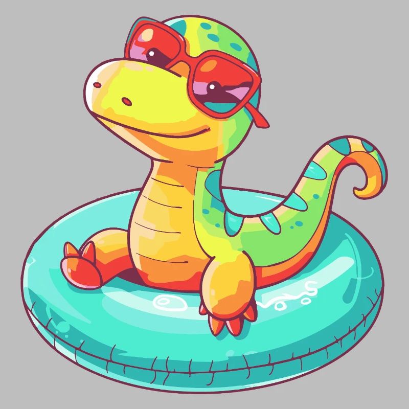 Dinosaurier brontosaurus Comic Cool