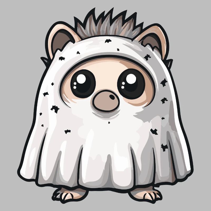 Igel Halloween Lustig Geist