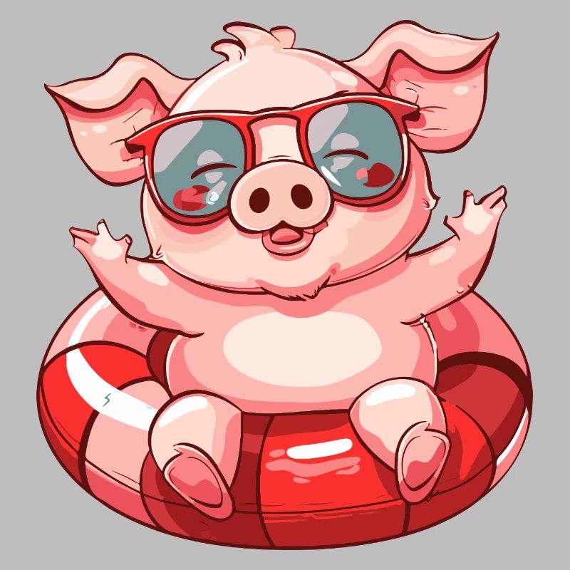 Pig Comic Cool