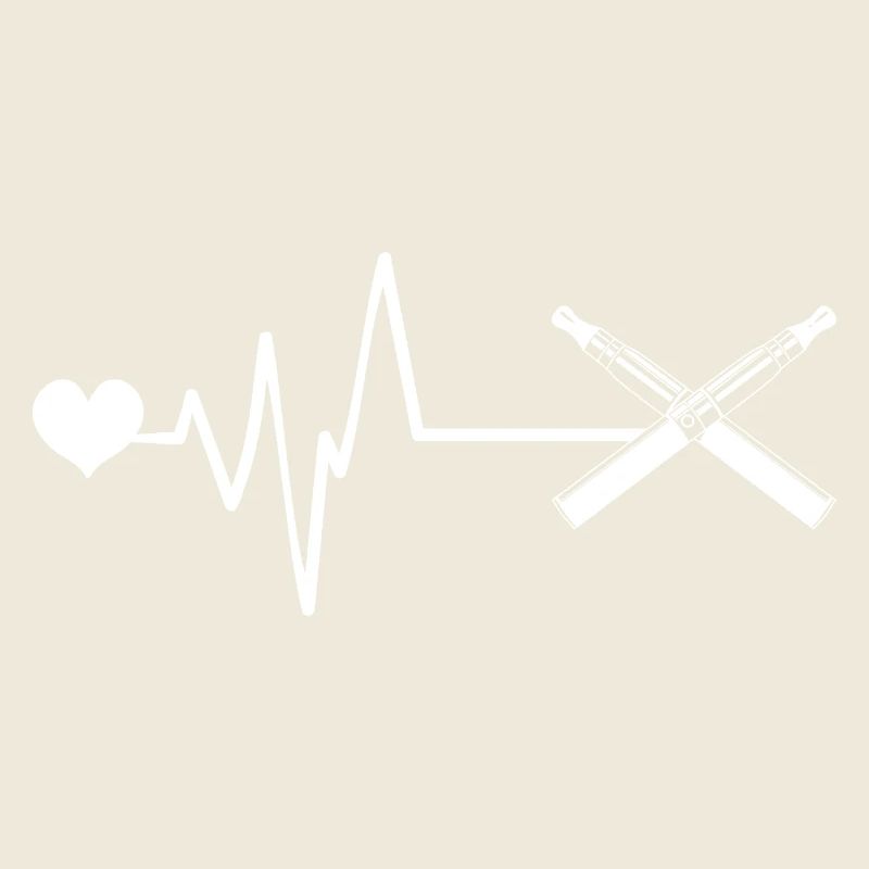 E-cigarette pulse heartbeat
