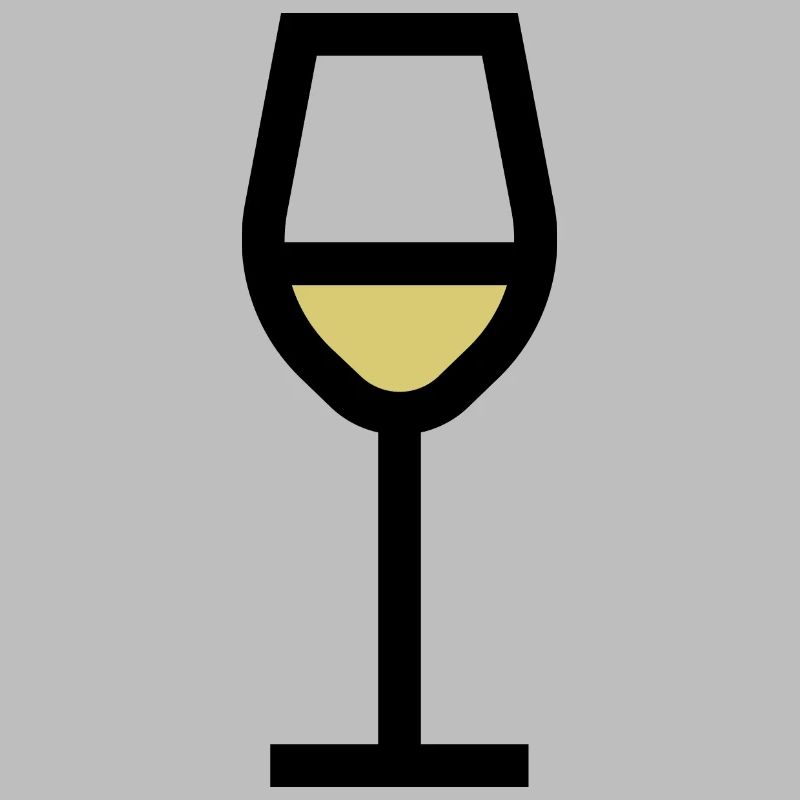 Verre à vin blanc, vin blanc