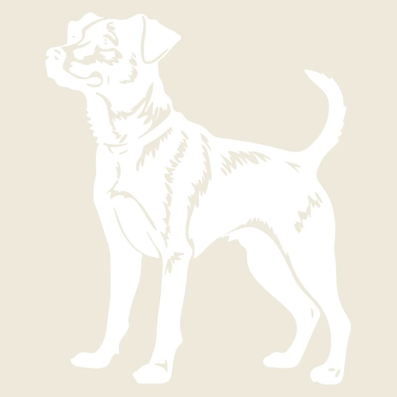 Silhouette de chien Jack Russell Terrier