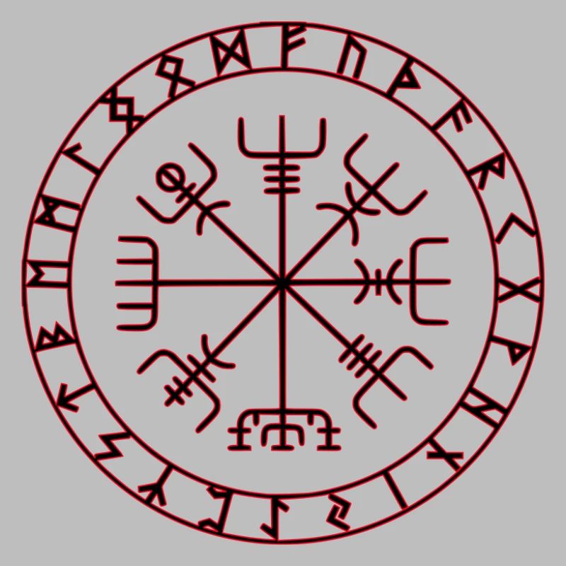 Viking Compass -Vegvisir