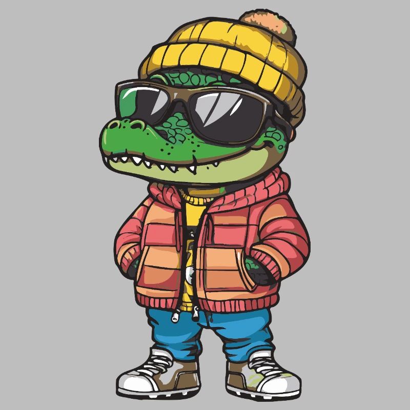 Alligator Cool Comic