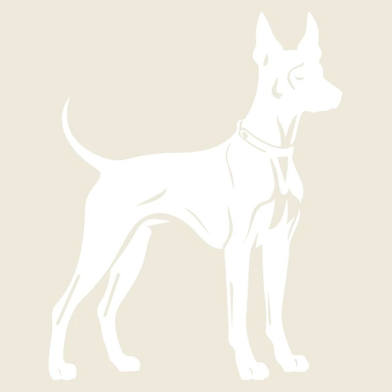 Doberman Dog Silhouette