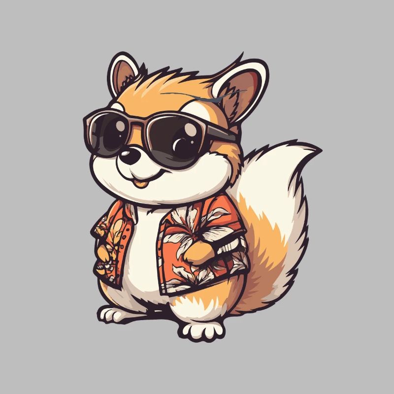 Squirrel Comic Holiday