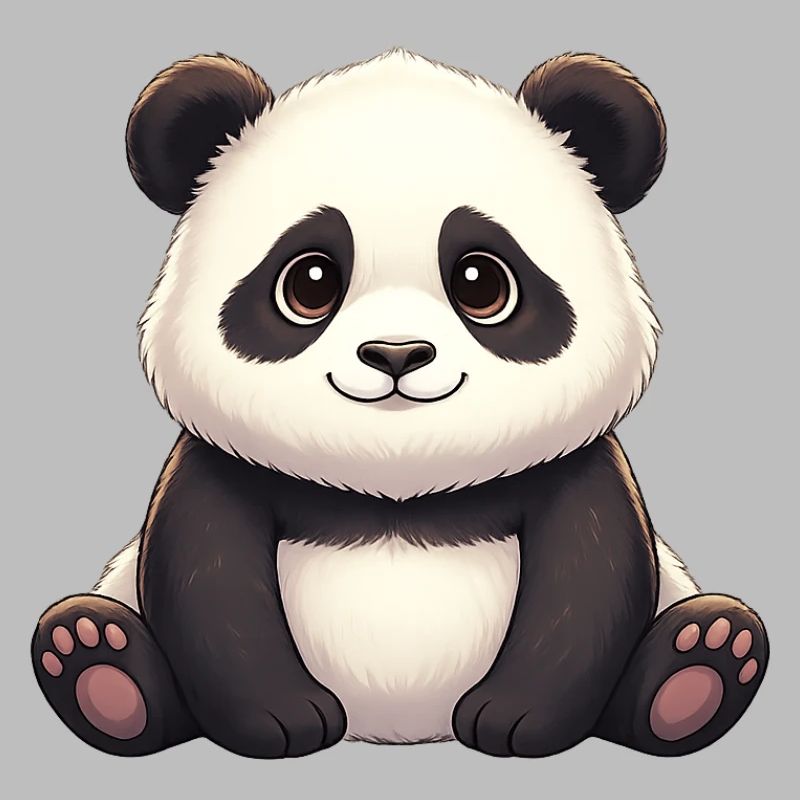 Panda Smiling Plush
