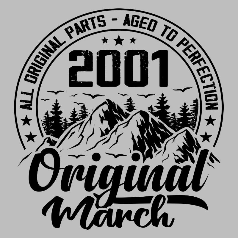 2001 mars Original : 23 Ans cadeau Anniversaire