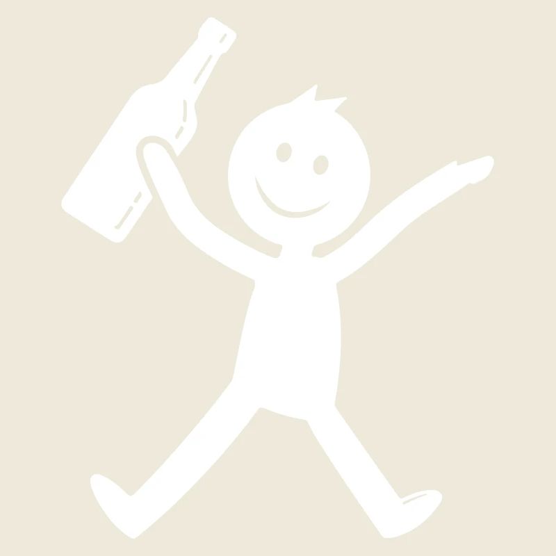 Strichmännchen Bier Lustig